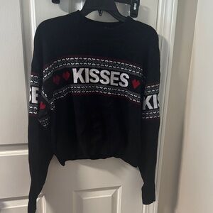 Arden B Black Knit Top